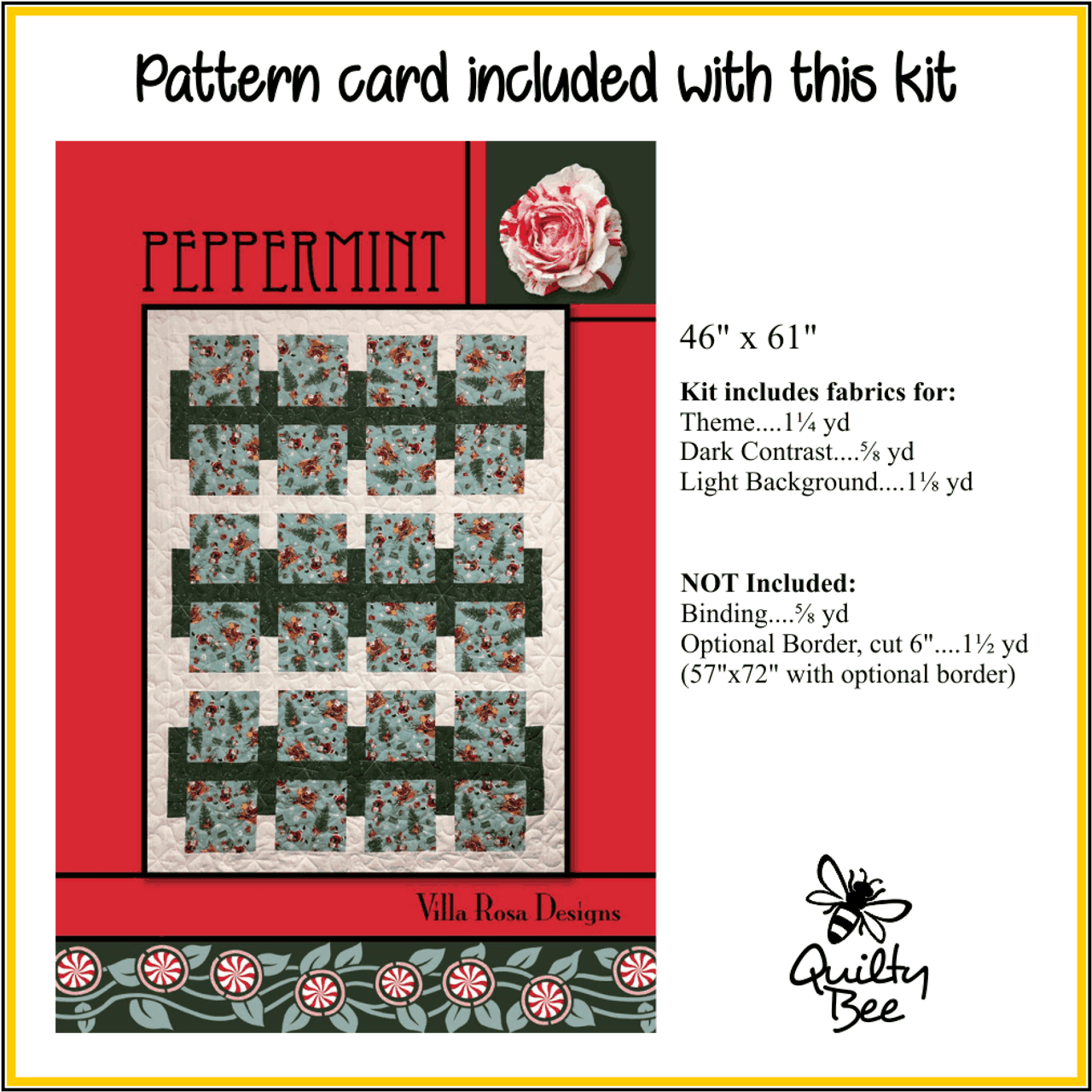 Peppermint quilt kits